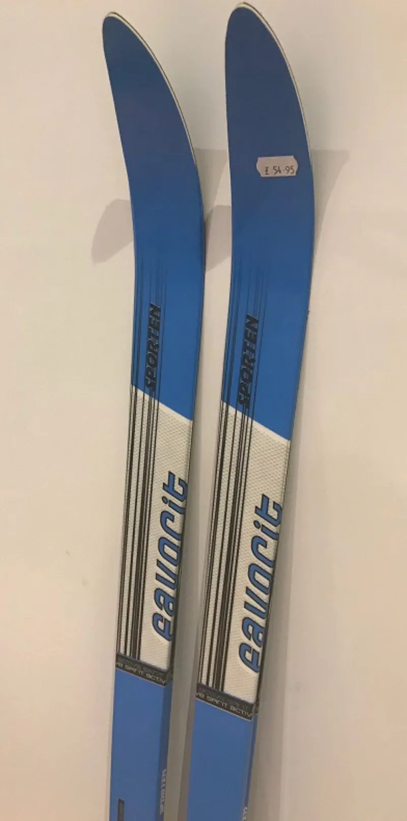 Sporten Favorit Junior Waxless Cross Country Skis Blue-1